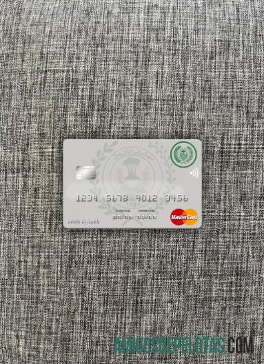 Iraque Rafidain Bank Mastercard Versão 2 Photolook Front modelo